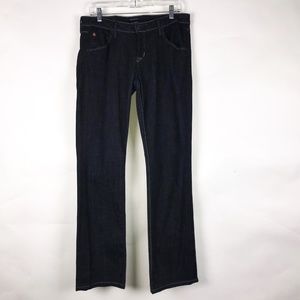 Hudson Womens Bootcut Flap Pocket Dk Wash Jeans 30